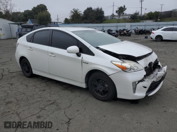 2015 Toyota Prius Four with VIN JTDKN3DU6F0477078, listed as a Copart auction lot 86175844 with 175,856 mi miles and Salvage Title. Bid and sale history available at DreamBid. Image 4.