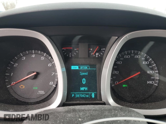 2016 Chevrolet Equinox LS with VIN 2GNALBEK9G6112368, listed as a Copart auction lot 50962285 with 87,042 mi miles and Clean Title. Bid and sale history available at carsss.com. Image 9.