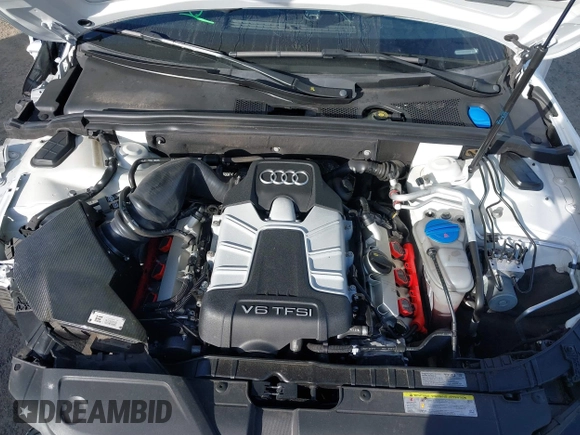 2014 Audi S5 Prestige with VIN WAUVGAFR1EA038798, listed as a IAAI auction lot 41682255 with 54,966 mi miles. Bid and sale history available at carsss.com. Image 10.