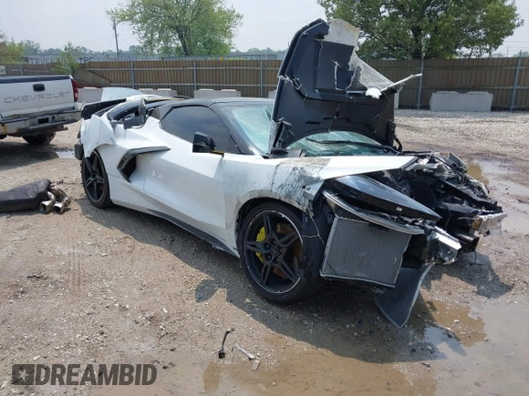 2022 Chevrolet Corvette 2LT with VIN 1G1YB3D43N5104612, listed as a IAAI auction lot 42306281 with Not provided miles and . Bid and sale history available at DreamBid. Image 1.