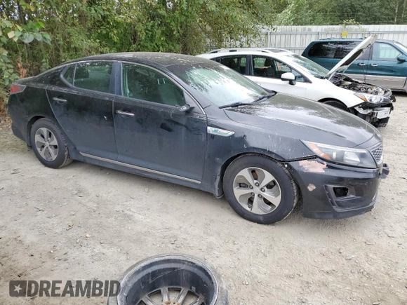 2014 Kia Optima Hybrid LX with VIN KNAGM4AD8E5070719, listed as a Copart auction lot 67607754 with 183,432 mi miles and Clean Title. Bid and sale history available at carsss.com. Image 4.