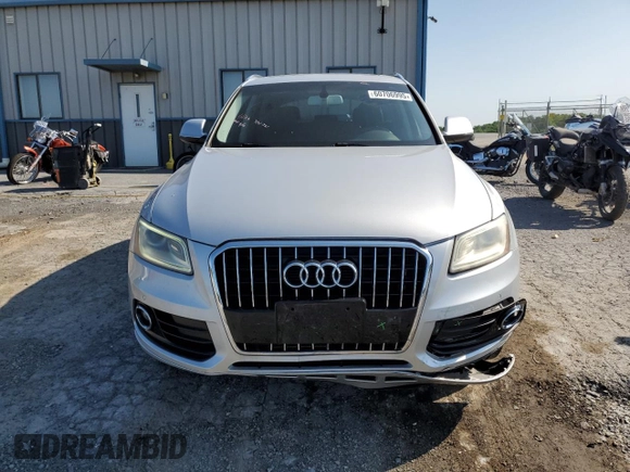 2014 Audi Q5 Premium Plus with VIN WA1LFAFP8EA008350, listed as a Copart auction lot 60706995 with 80,916 mi miles and Salvage title. Bid and sale history available at DreamBid. Image 5.