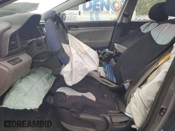 2019 Hyundai Elantra SE with VIN KMHD74LF2KU818938, listed as a Copart auction lot 51958095 with Not Provided miles and Salvage Title. Bid and sale history available at DreamBid. Image 7.