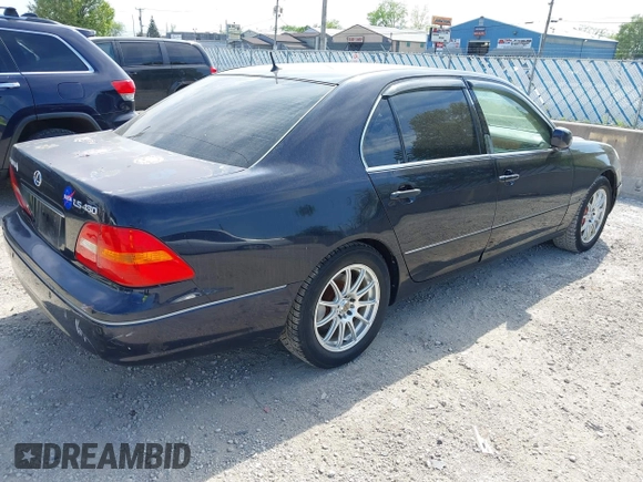 2003 Lexus LS 430 with VIN JTHBN30F330096029, listed as a IAAI auction lot 42266639 with 243,702 mi miles and . Bid and sale history available at DreamBid. Image 4.