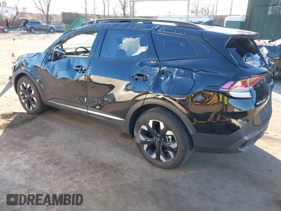 2024 Kia Sportage X-Line with VIN 5XYK6CDF0RG191997, listed as a IAAI auction lot 41612341 with 5,833 mi miles and . Bid and sale history available at carsss.com. Image 3.