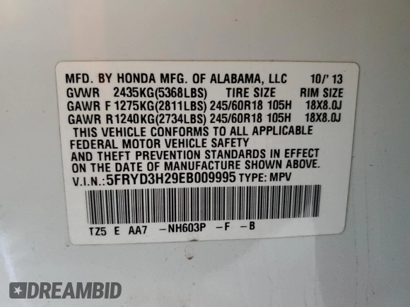 2014 Acura MDX with VIN 5FRYD3H29EB009995, listed as a Copart auction lot 71773354 with 168,839 mi miles and Salvage Title. Bid and sale history available at carsss.com. Image 12.