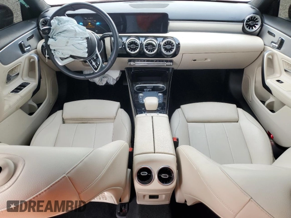 2022 Mercedes-Benz A 220 with VIN W1K3G4EB7NJ340943, listed as a Copart auction lot 86741384 with 35,707 mi miles and Salvage Title. Bid and sale history available at DreamBid. Image 8.
