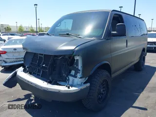 2013 Chevrolet Express Passenger 1LT with VIN 1GAZGYFG0D1193863, listed as a IAAI auction lot 42157138 with 125,958 mi miles and . Bid and sale history available at DreamBid. Image 2.