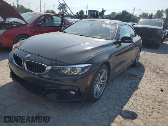 2018 BMW 4 Series 430i xDrive with VIN WBA4Z3C59JEC45996, listed as a Copart auction lot 65501104 with 62,464 mi miles and Salvage Title. Bid and sale history available at DreamBid. Image 1.