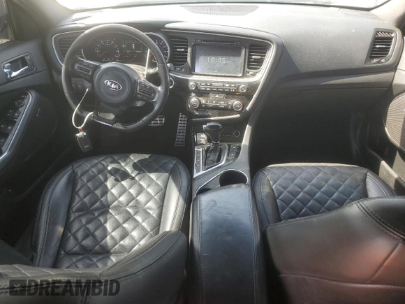 2014 Kia Optima SXL Turbo with VIN 5XXGR4A69EG338176, listed as a Copart auction lot 55435475 with 230,433 mi miles and Clean Title. Bid and sale history available at DreamBid. Image 8.