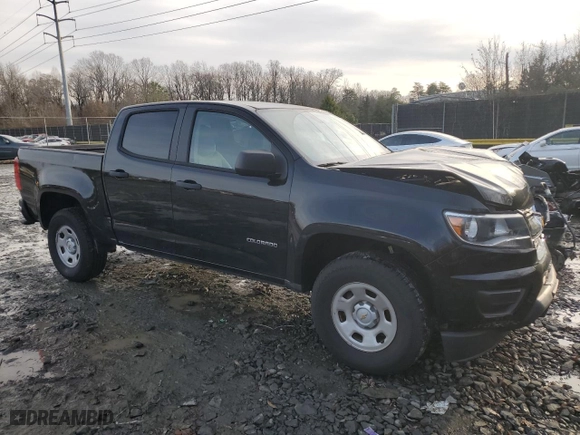 2020 Chevrolet Colorado 2WD Work Truck with VIN 1GCGSBEA8L1212620, listed as a Copart auction lot 85531474 with 40,355 mi miles and Salvage Title. Bid and sale history available at carsss.com. Image 4.