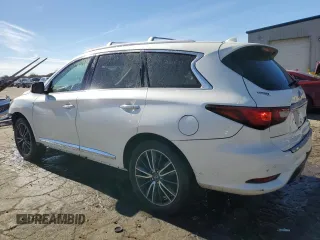 2016 Infiniti QX60 with VIN 5N1AL0MM9GC511705, listed as a Copart auction lot 87433274 with 129,269 mi miles and Salvage Title. Bid and sale history available at DreamBid. Image 2.