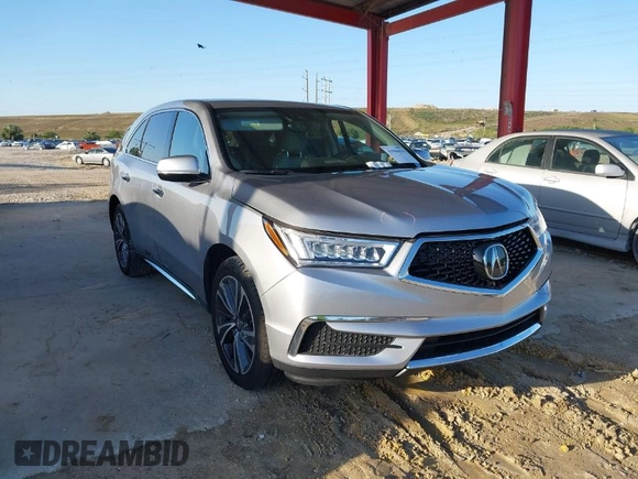 2020 Acura MDX w/Technology Pkg with VIN 5J8YD3H50LL005535, listed as a IAAI auction lot 41966614 with 40,604 mi miles. Bid and sale history available at carsss.com. Image 1.