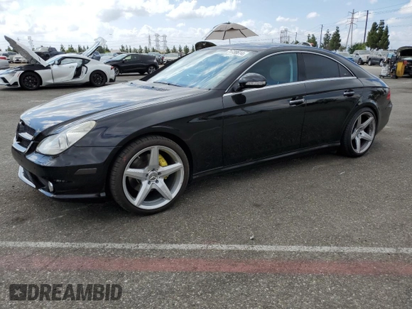 2006 Mercedes-Benz CLS-Class with VIN WDDDJ75X46A074432, listed as a Copart auction lot 71738614 with 104,343 mi miles and Salvage Title. Bid and sale history available at carsss.com. Image 1.