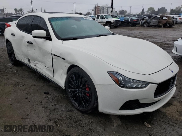 2016 Maserati Ghibli z VIN ZAM57XSA2G1175656, wystawiony jako Copart lot #44798125 z przebiegiem 105 496 mil mil oraz Szkody całkowita. Historia ofert i sprzedaży dostępna na DreamBid. Obrazek 4.