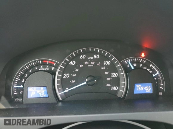 2013 Toyota Camry L with VIN 4T4BF1FK9DR328863, listed as a Copart auction lot 54979585 with 159,496 mi miles and Clean Title. Bid and sale history available at DreamBid. Image 9.