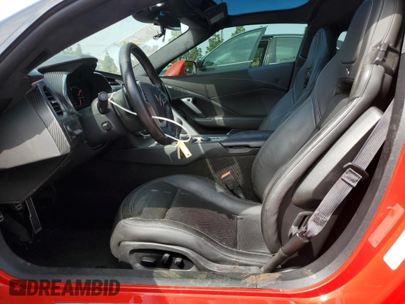 2015 Chevrolet Corvette Z51 3LT with VIN 1G1YL2D73F5121378, listed as a Copart auction lot 48764725 with 54,208 mi miles and Salvage Title. Bid and sale history available at carsss.com. Image 7.