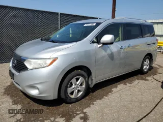 2014 Nissan Quest S with VIN JN8AE2KP5E9107984, listed as a Copart auction lot 64071135 with 120,783 mi miles and Clean title. Bid and sale history available at DreamBid. Image 1.