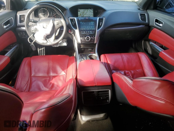 2019 Acura TLX w/A-Spec Pkg with VIN 19UUB2F6XKA003764, listed as a Copart auction lot 44175755 with 78,175 mi miles and Salvage Title. Bid and sale history available at carsss.com. Image 8.