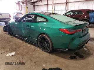 2024 BMW M4 Competition xDrive with VIN WBS43AZ01RCP96697, listed as a Copart auction lot 83862654 with 0 mi miles and Salvage Title. Bid and sale history available at carsss.com. Image 2.