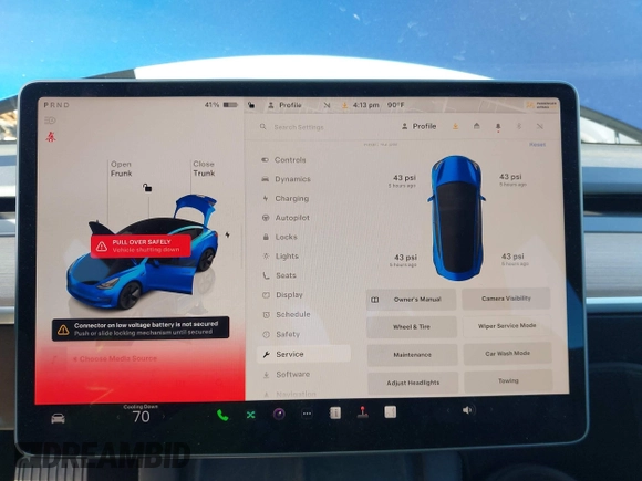 2023 Tesla Model 3 Long Range with VIN 5YJ3E1EB0PF620745, listed as a IAAI auction lot 42010603 with 39,846 mi miles and . Bid and sale history available at DreamBid. Image 19.