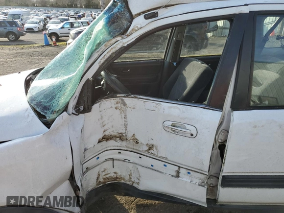 2000 Honda CR-V EX with VIN JHLRD1763YS023383, listed as a Copart auction lot 47251405 with 0 mi miles and Salvage Title. Bid and sale history available at carsss.com. Image 7.
