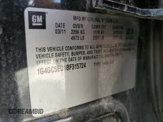 2011 Buick LaCrosse CXL with VIN 1G4GC5ED1BF315724, listed as a Copart auction lot 71969924 with 199,787 mi miles and Salvage Title. Bid and sale history available at carsss.com. Image 13.