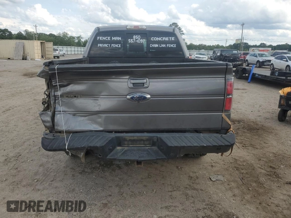 2012 Ford F-150 XL with VIN 1FTFW1ET5CFC70747, listed as a Copart auction lot 56625225 with 222,001 mi miles and Salvage title. Bid and sale history available at DreamBid. Image 6.
