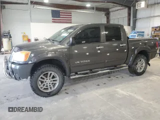 2012 Nissan Titan SL with VIN 1N6BA0ECXCN300562, listed as a Copart auction lot 58244125 with 131,595 mi miles and Salvage title. Bid and sale history available at DreamBid. Image 1.