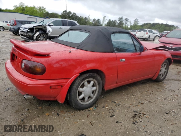 1990 Mazda MX-5 Miata with VIN JM1NA3512L0125981, listed as a Copart auction lot 52803875 with 218,423 mi miles and Clean title. Bid and sale history available at DreamBid. Image 3.