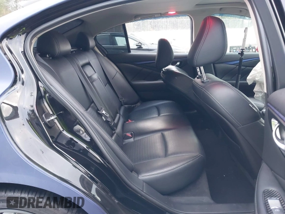 2017 Infiniti Q50 3.0t Premium with VIN JN1EV7AR5HM837024, listed as a IAAI auction lot 41027425 with 105,743 mi miles. Bid and sale history available at carsss.com. Image 8.
