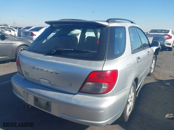 2003 Subaru Impreza Wagon WRX with VIN JF1GG29683GH06604, listed as a IAAI auction lot 41258968 with 215,487 mi miles. Bid and sale history available at carsss.com. Image 4.
