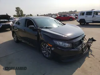 2016 Honda Civic Sedan EX with VIN 2HGFC2F73GH521819, listed as a Copart auction lot 65347194 with 0 mi miles and Salvage Title. Bid and sale history available at carsss.com. Image 4.