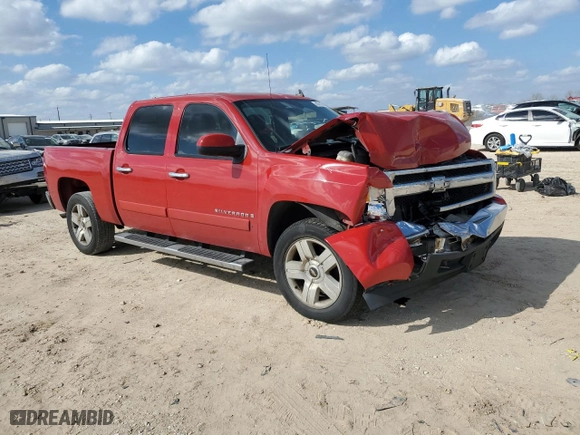 2008 Chevrolet Silverado 1500 LTZ with VIN 2GCEC13J481266290, listed as a Copart auction lot 43910515 with 203,574 mi miles and Salvage Title. Bid and sale history available at carsss.com. Image 4.