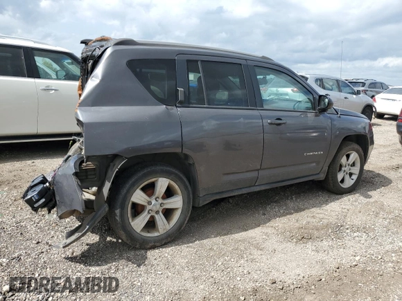 2017 Jeep Compass Sport SE with VIN 1C4NJCBA4HD146366, listed as a Copart auction lot 53088095 with 144,309 mi miles and Salvage title. Bid and sale history available at DreamBid. Image 3.
