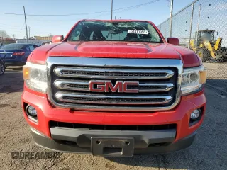 2015 GMC Canyon 4WD SLE with VIN 1GTH6BE38F1183778, listed as a Copart auction lot 53371055 with 28,723 mi miles and Salvage Title. Bid and sale history available at carsss.com. Image 5.