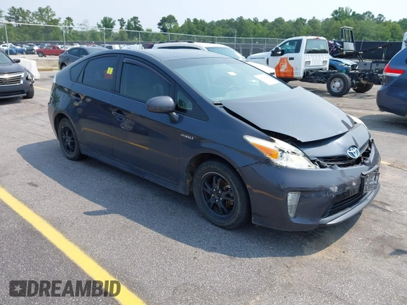 2015 Toyota Prius Four with VIN JTDKN3DU3F0458455, listed as a IAAI auction lot 42389286 with 215,703 mi miles and . Bid and sale history available at DreamBid. Image 1.