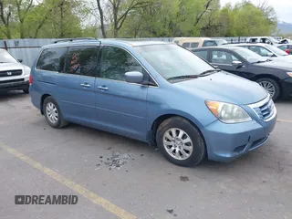 2008 Honda Odyssey EX-L with VIN 5FNRL38758B016872, listed as a IAAI auction lot 42094462 with 183,384 mi miles. Bid and sale history available at carsss.com. Image 1.