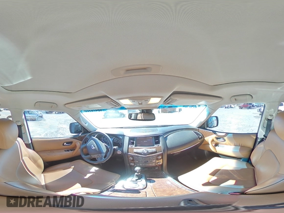 2017 Nissan Armada Platinum with VIN JN8AY2NF5H9303731, listed as a Copart auction lot 48478935 with 125,384 mi miles and Salvage Title. Bid and sale history available at carsss.com. Image 14.