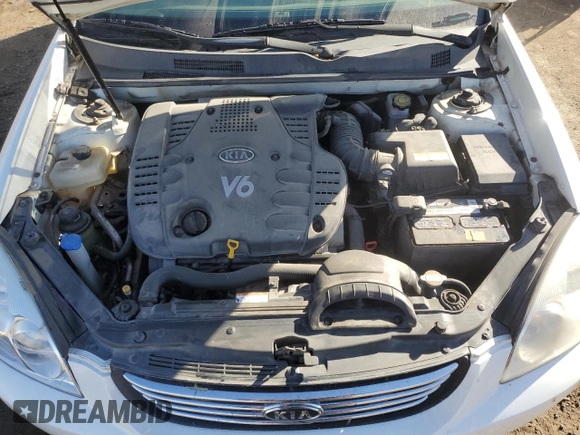 2007 Kia Optima EX with VIN KNAGE124075130358, listed as a Copart auction lot 44270255 with 120,132 mi miles and Salvage Title. Bid and sale history available at carsss.com. Image 11.