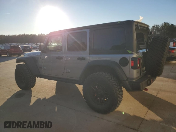 2020 Jeep Wrangler Unlimited Rubicon with VIN 1C4HJXFG6LW309146, listed as a Copart auction lot 88423285 with 65,288 mi miles and Salvage title. Bid and sale history available at DreamBid. Image 2.
