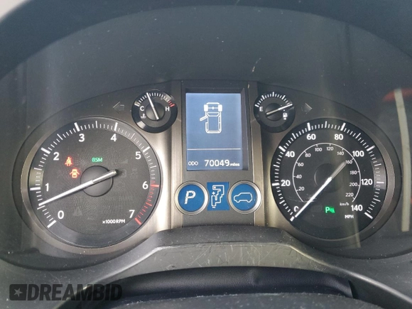 2017 Lexus GX 460 with VIN JTJBM7FX8H5169463, listed as a Copart auction lot 45150785 with 70,049 mi miles and Salvage Title. Bid and sale history available at DreamBid. Image 9.