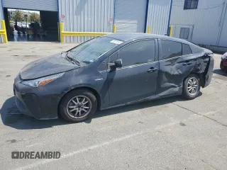 2022 Toyota Prius L Eco with VIN JTDKAMFU3N3161049, listed as a Copart auction lot 59818135 with 81,272 mi miles and Salvage title. Bid and sale history available at DreamBid. Image 1.