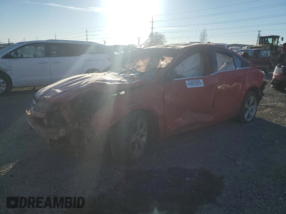 2012 Chevrolet Cruze 2LT with VIN 1G1PG5SC6C7145207, listed as a Copart auction lot 52593065 with Not Provided miles and Salvage Title. Bid and sale history available at DreamBid. Image 1.