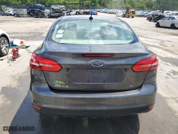 2017 Ford Focus SE with VIN 1FADP3F26HL336887, listed as a Copart auction lot 57849254 with 56,876 mi miles and Salvage Title. Bid and sale history available at carsss.com. Image 6.