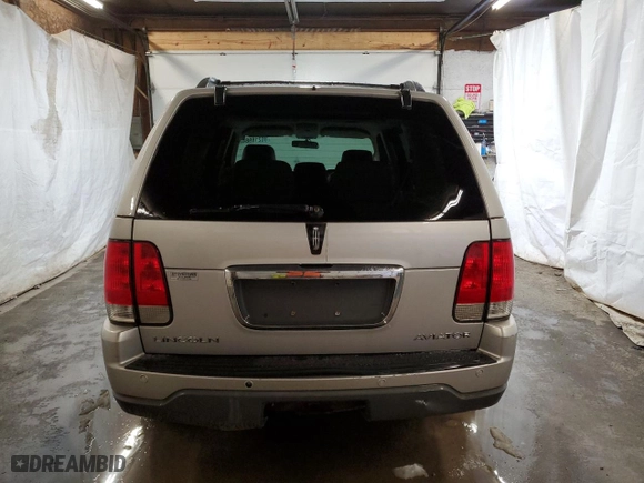 2003 Lincoln Aviator Premium with VIN 5LMEU78H93ZJ25391, listed as a Copart auction lot 86218984 with 0 mi miles and Salvage Title. Bid and sale history available at carsss.com. Image 6.