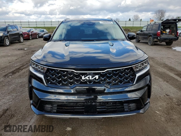 2024 Kia Sorento EX with VIN KNDRHDLG1R5258298, listed as a Copart auction lot 79606434 with 11,530 mi miles and Clean title. Bid and sale history available at DreamBid. Image 5.