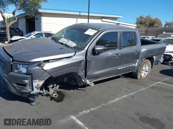 2022 Nissan Frontier SV with VIN 1N6ED1EJ8NN614416, listed as a IAAI auction lot 42603214 with 84,183 mi miles and . Bid and sale history available at DreamBid. Image 2.