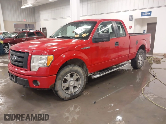 2010 Ford F-150 XL with VIN 1FTEX1EW4AKE80389, listed as a IAAI auction lot 41257745 with 214,968 mi miles. Bid and sale history available at carsss.com. Image 2.