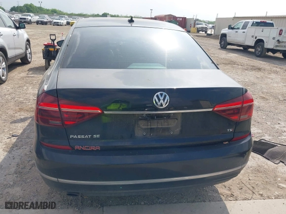 2017 Volkswagen Passat 1.8T SE with VIN 1VWBT7A3XHC030504, listed as a IAAI auction lot 41931494 with 43,781 mi miles. Bid and sale history available at carsss.com. Image 16.